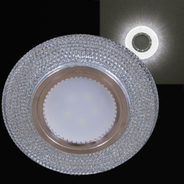 14350-9.0-001LD MR16+LED3W WT светильник точ. Улыбка Света